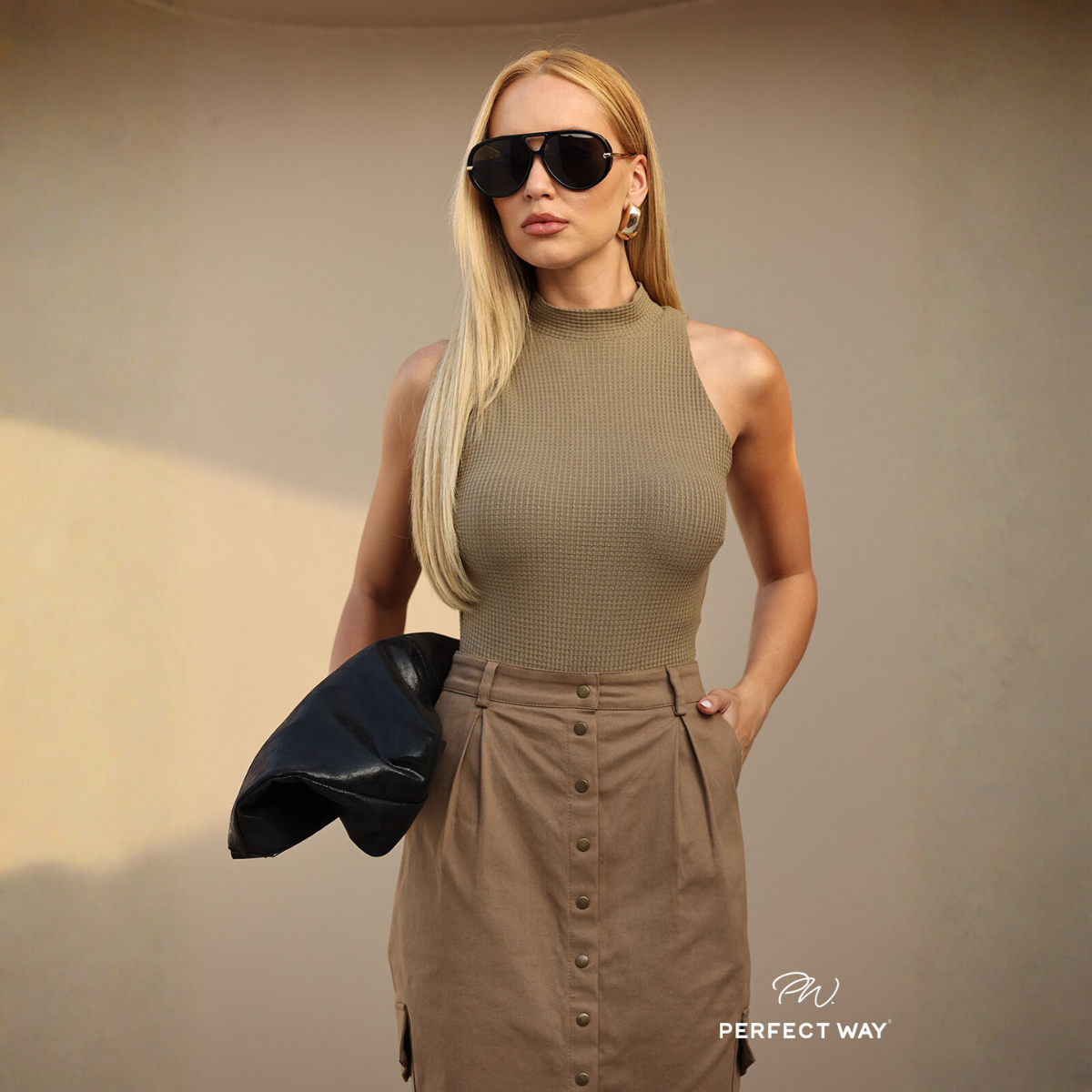 REGATA FEMININA VERDE OLIVA